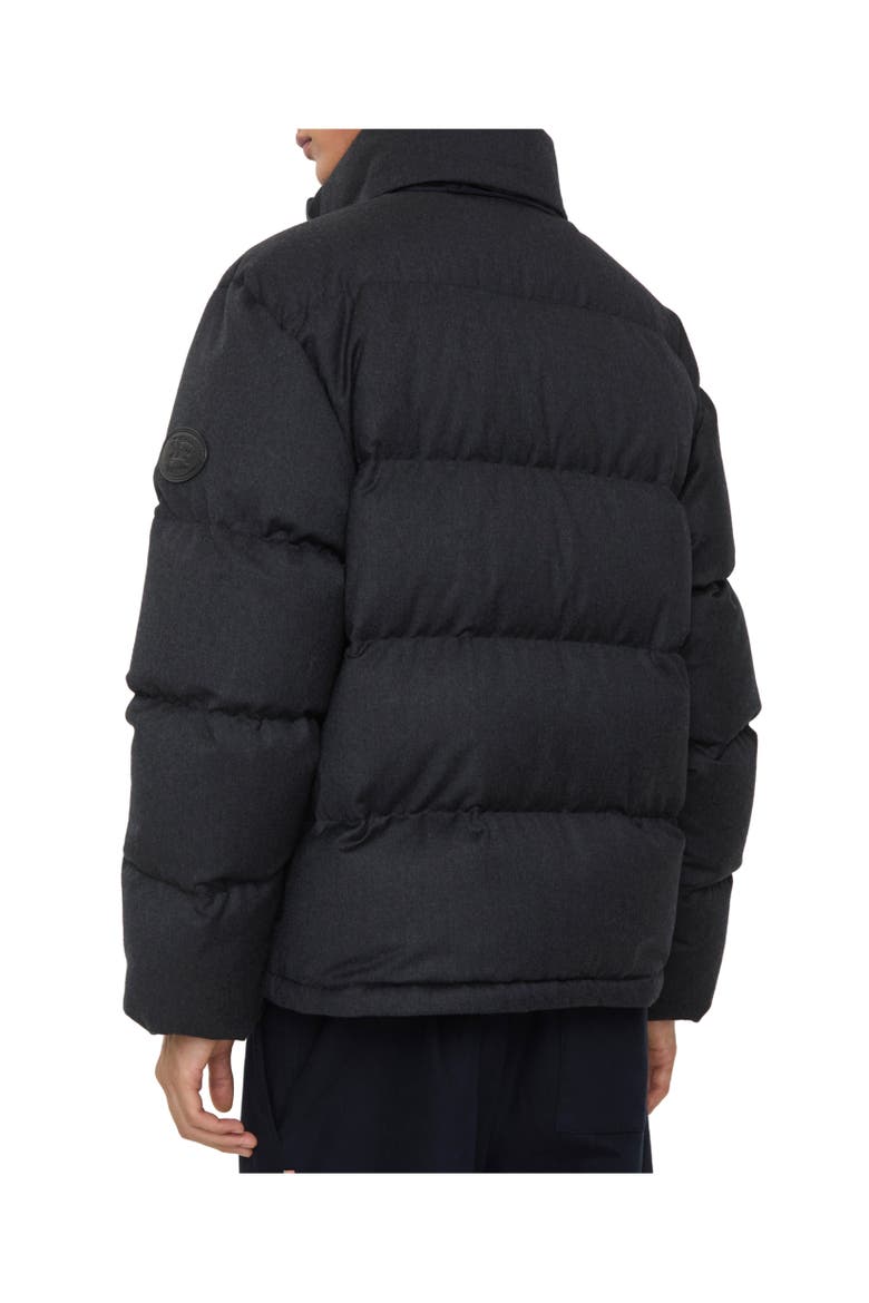 Wool Snowdon Puffer Jacket, Alternate, color, Charcoal grey