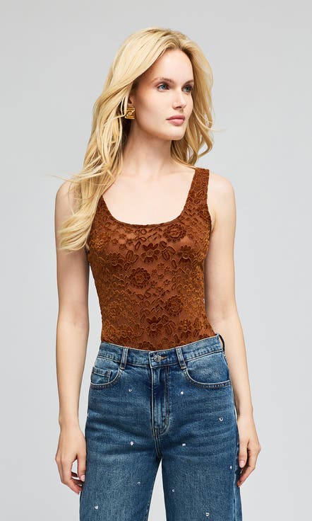 Gigi Velvet Lace Bodysuit