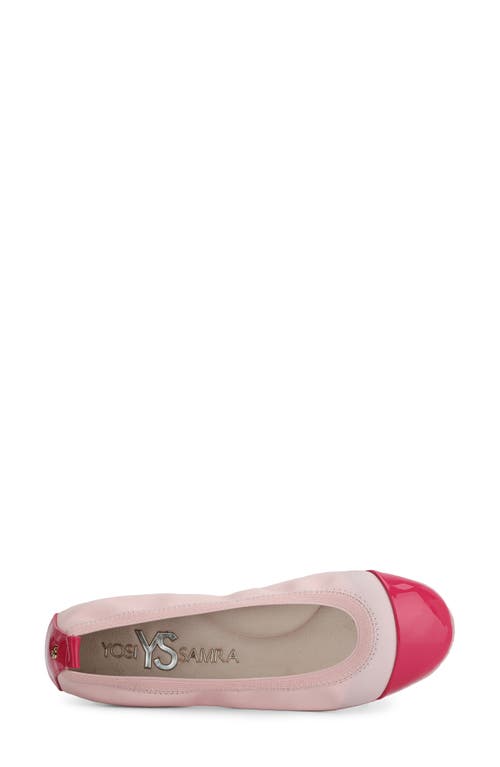 Yosi Samra Samara Foldable Ballet Flat In Pink