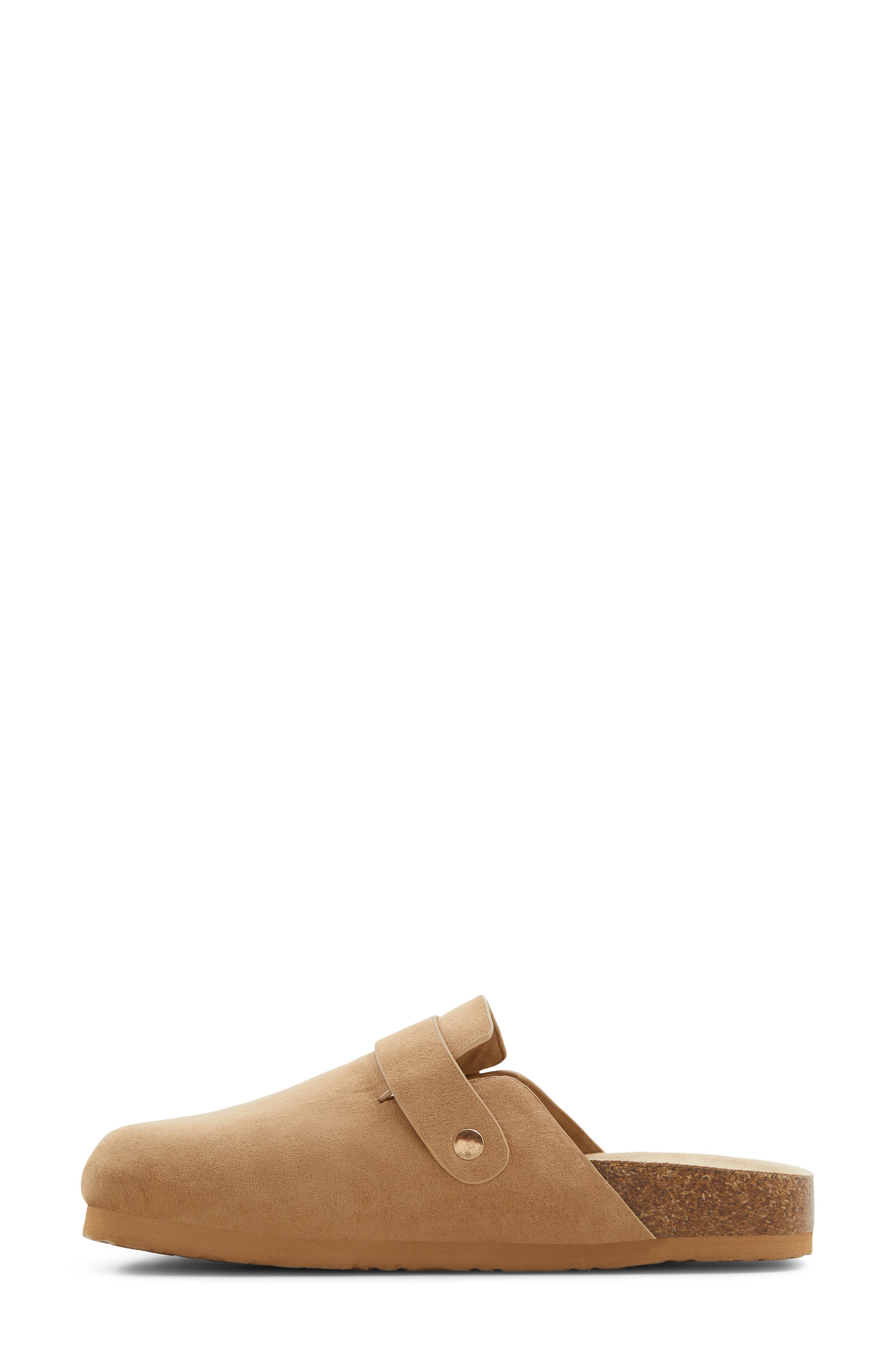Calli Faux Leather Clog, Alternate, color, MEDIUM BEIGE