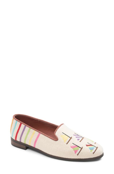 BY PAIGE Needlepoint Nautical Flat (Women)