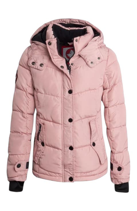 Girls' Quilted Heavyweight Winter Coat