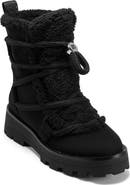 DKNY Signe Faux Shearling Lug Sole Bootie