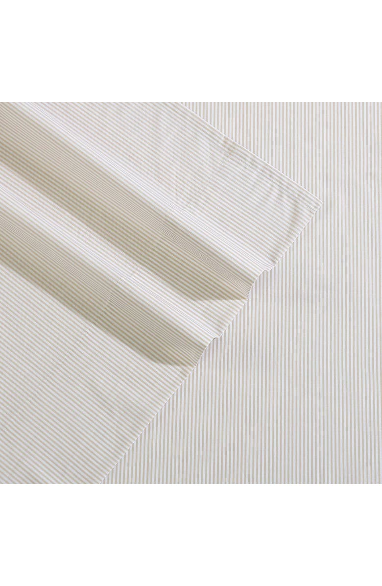 Nautica Penny 200-Thread Count Cotton Percale Sheet Set, Alternate, color, Medium / Dark Brown