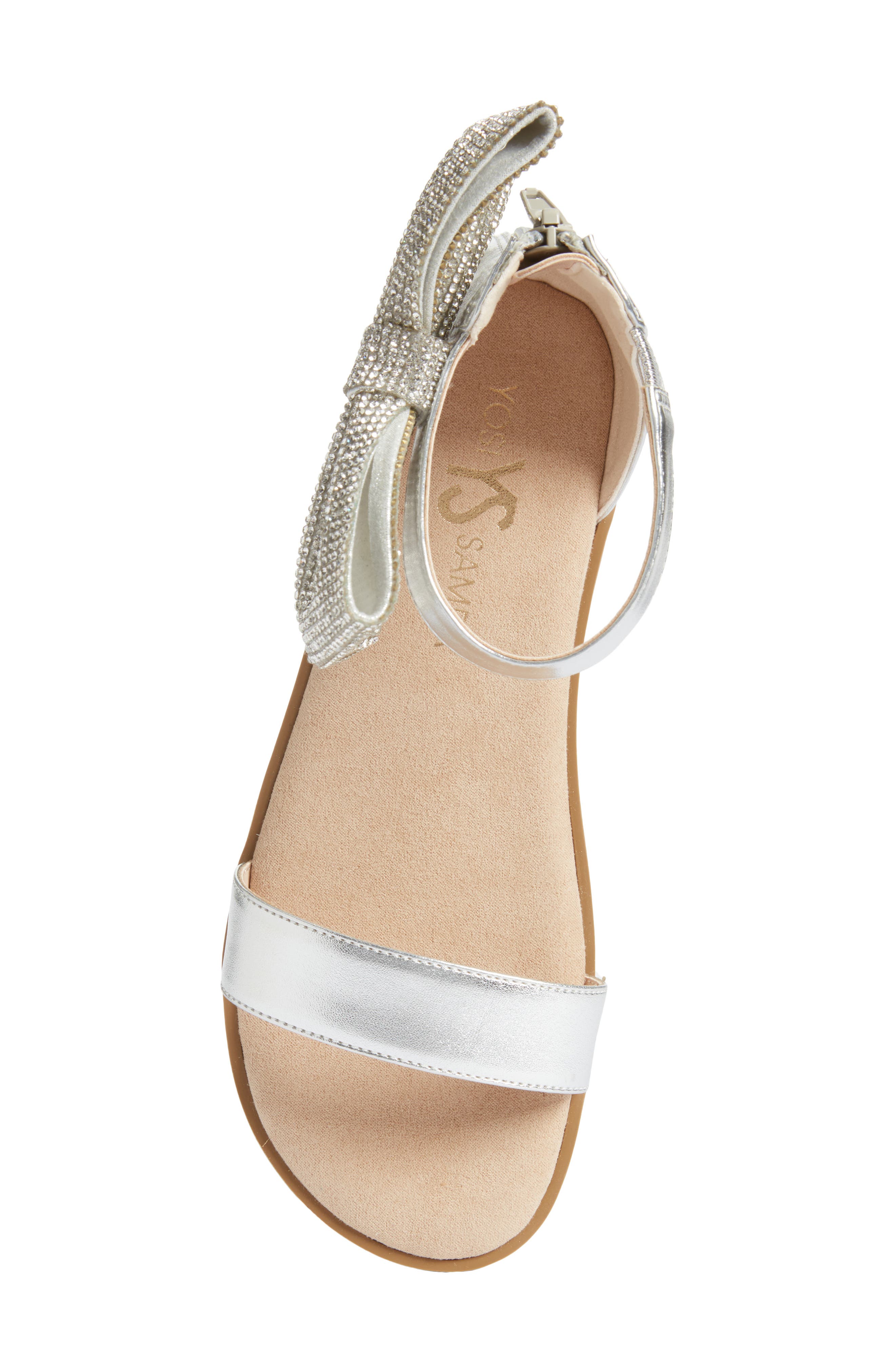 Yosi Samra Kids' Miss Cambelle Bow Ankle Strap Sandal, Alternate, color, 