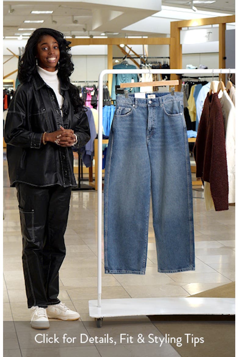 Taylor Relaxed High Rise Barrel Jeans video