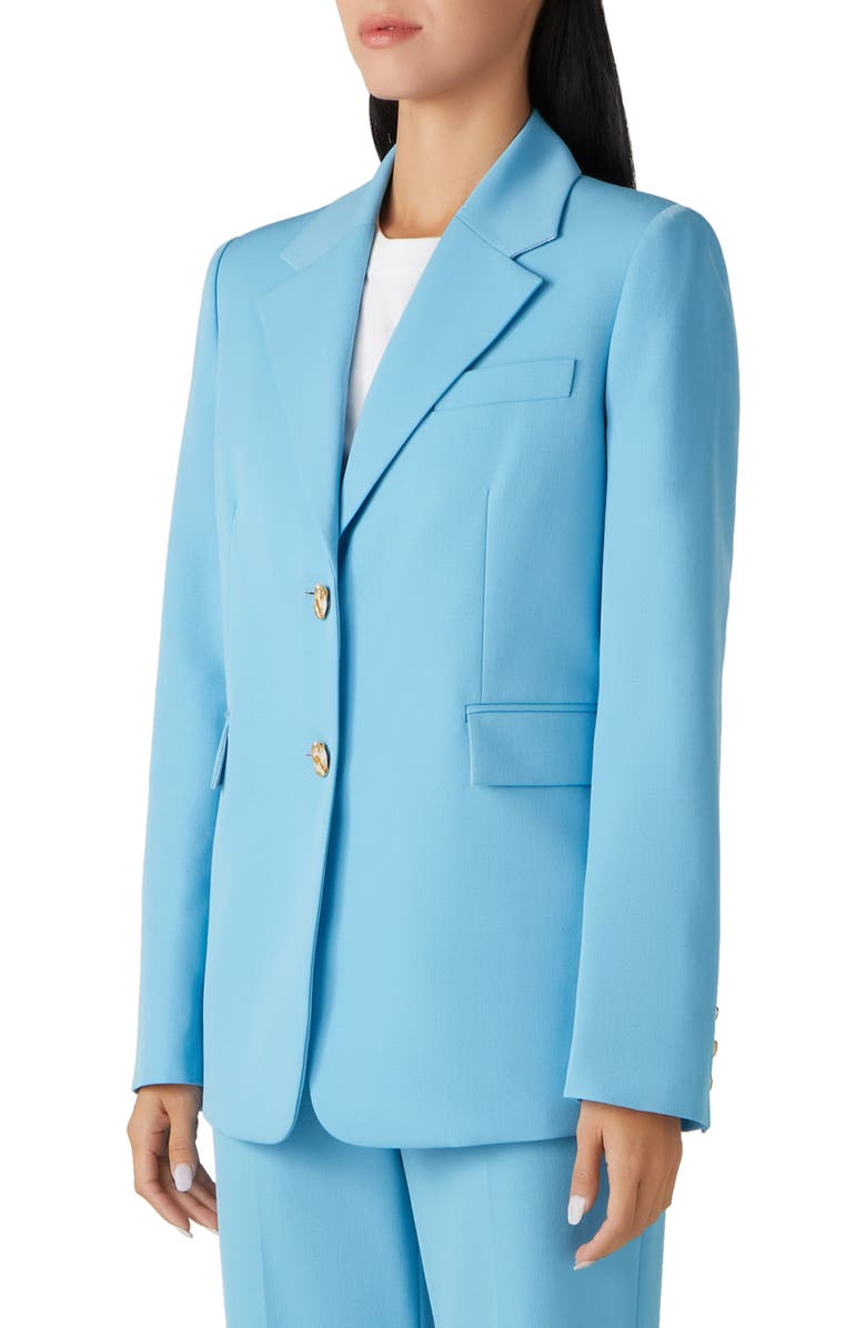 St. John Collection Wool Twill Blazer, Alternate, color, 