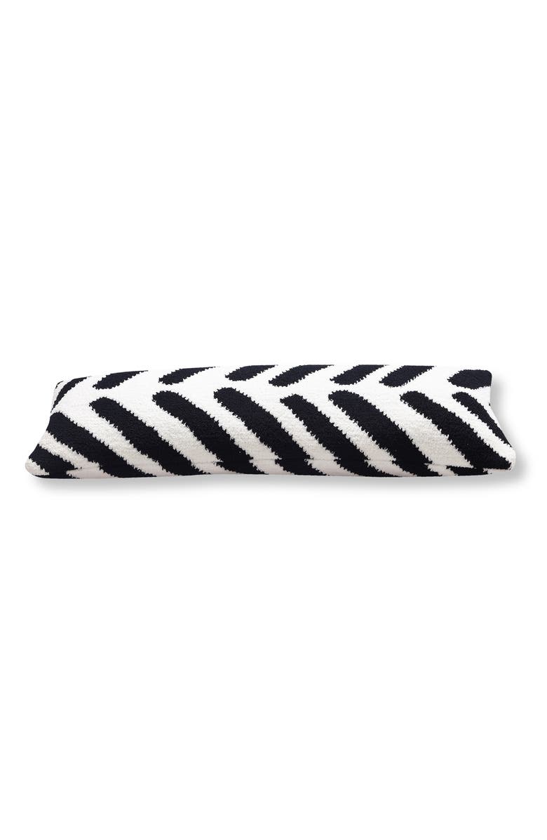 Sunday Citizen Oversize Lumbar Pillow, Alternate, color, Black - Off White