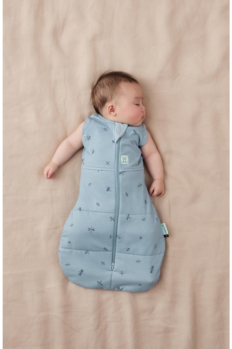 2.5 TOG Cocoon Stretch Organic Cotton Convertible Swaddle Bag, Alternate, color, DRAGONFLIES