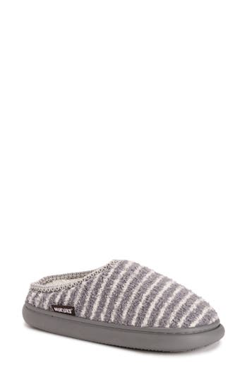 Muk Luks Janna Cozy Crew Faux Shearling Lined Clog