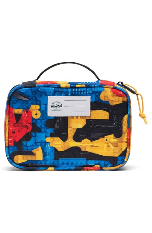 Herschel Supply Co . X Lego® Kids' Heritage Recycled Polyester Pencil Case In Brown