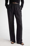 LOULOU DE SAISON Alera Silk Straight Leg Pants