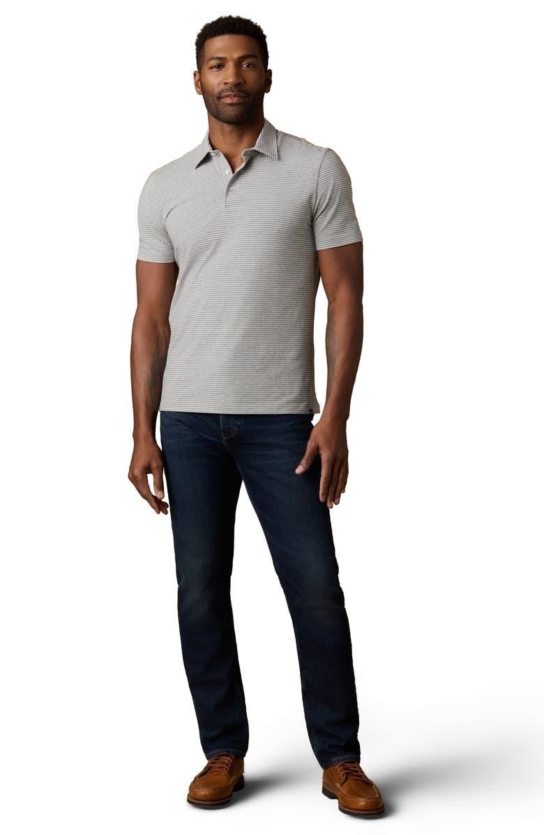 Faherty Movement Polo, Alternate, color, Dark Cloud Stripe