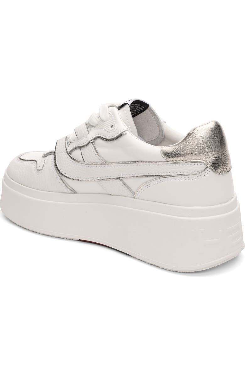 Ash Match Platform Sneaker, Alternate, color, White/ White/ Platino