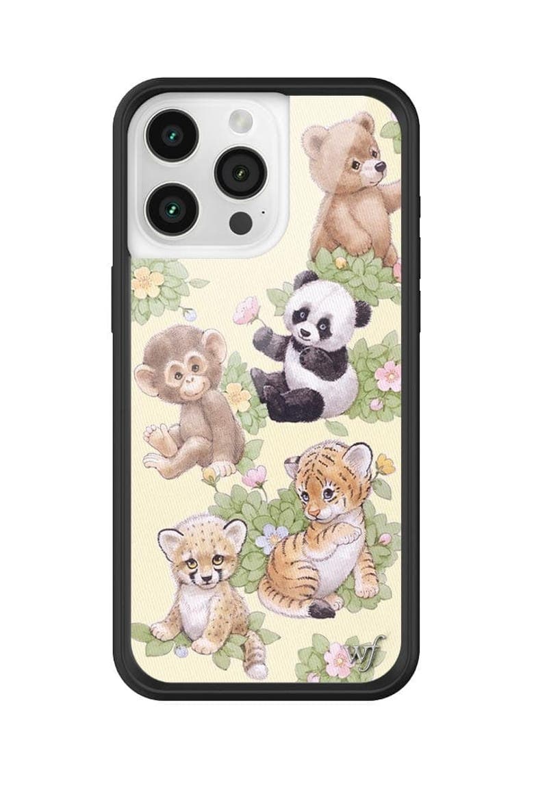 Safari Babies iPhone Case, Alternate, color, Yellow
