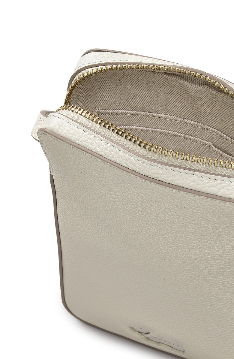 Radley Medium Leather Phone Crossbody, Alternate, color, Chalk