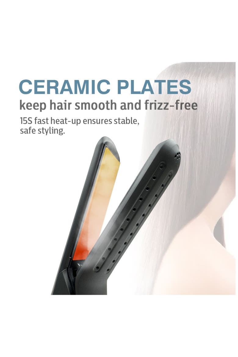 Breeze Professional Flat Iron Hair Straightener, Alternate, color, Black