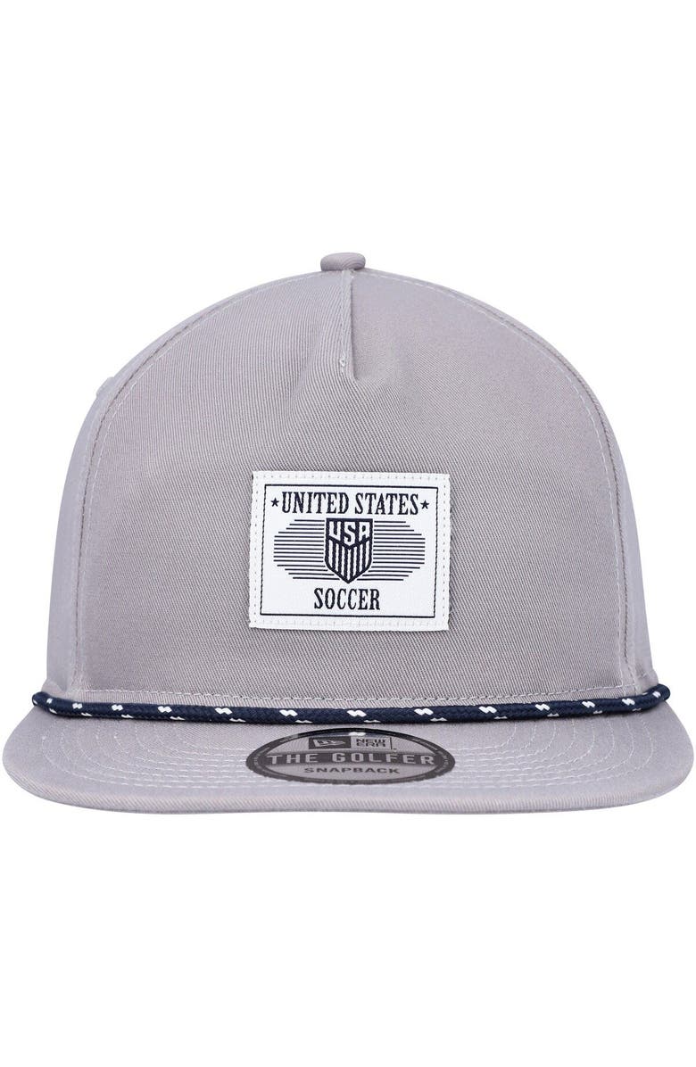 New Era Men's New Era Navy USMNT Patch Golfer Adjustable Hat, Alternate, color,