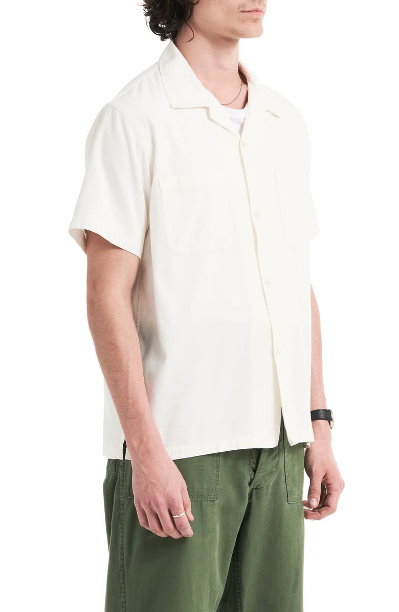 BUCK MASON Draped Twill Camp Shirt, Alternate, color,