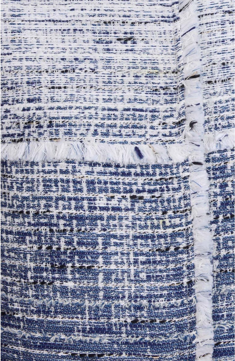 Santorelli Valerie Short Jacket in Ombre Modern Tweed, Alternate, color, Blue Aura