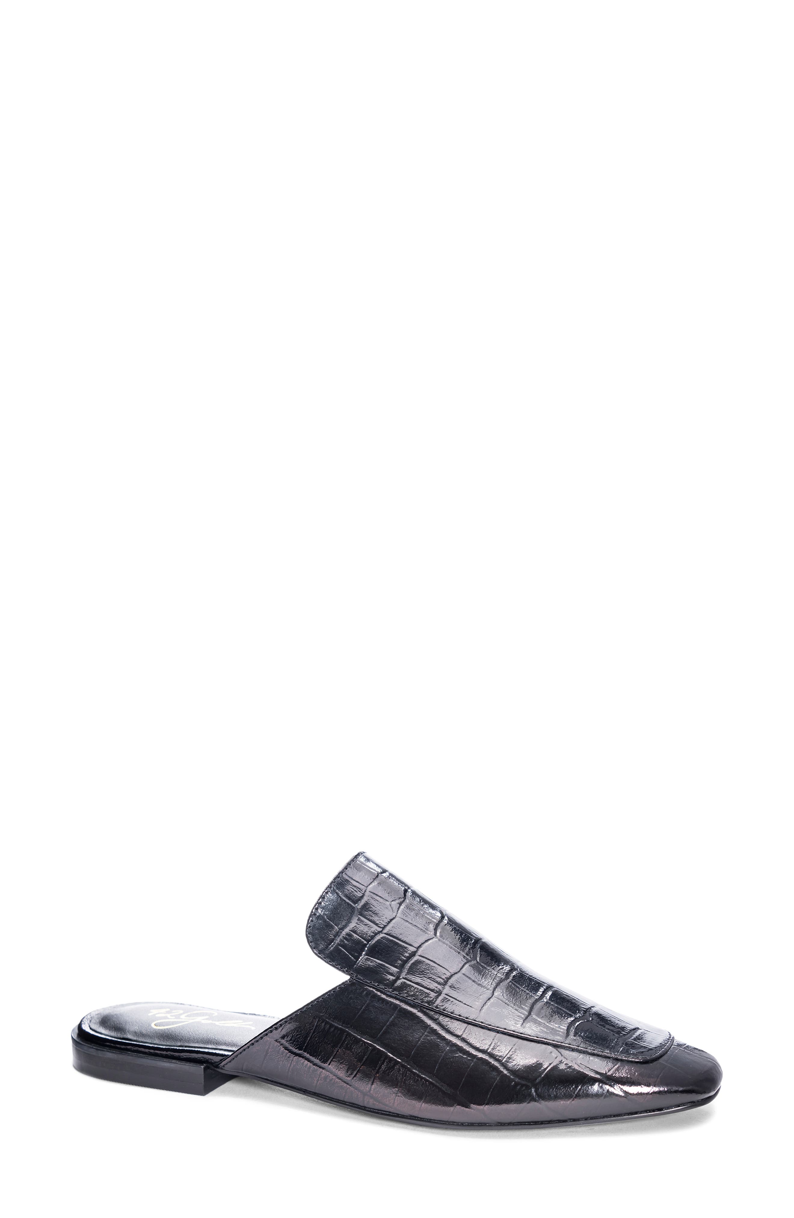 42 Gold Kinsey Loafer Mule, Main, color, 