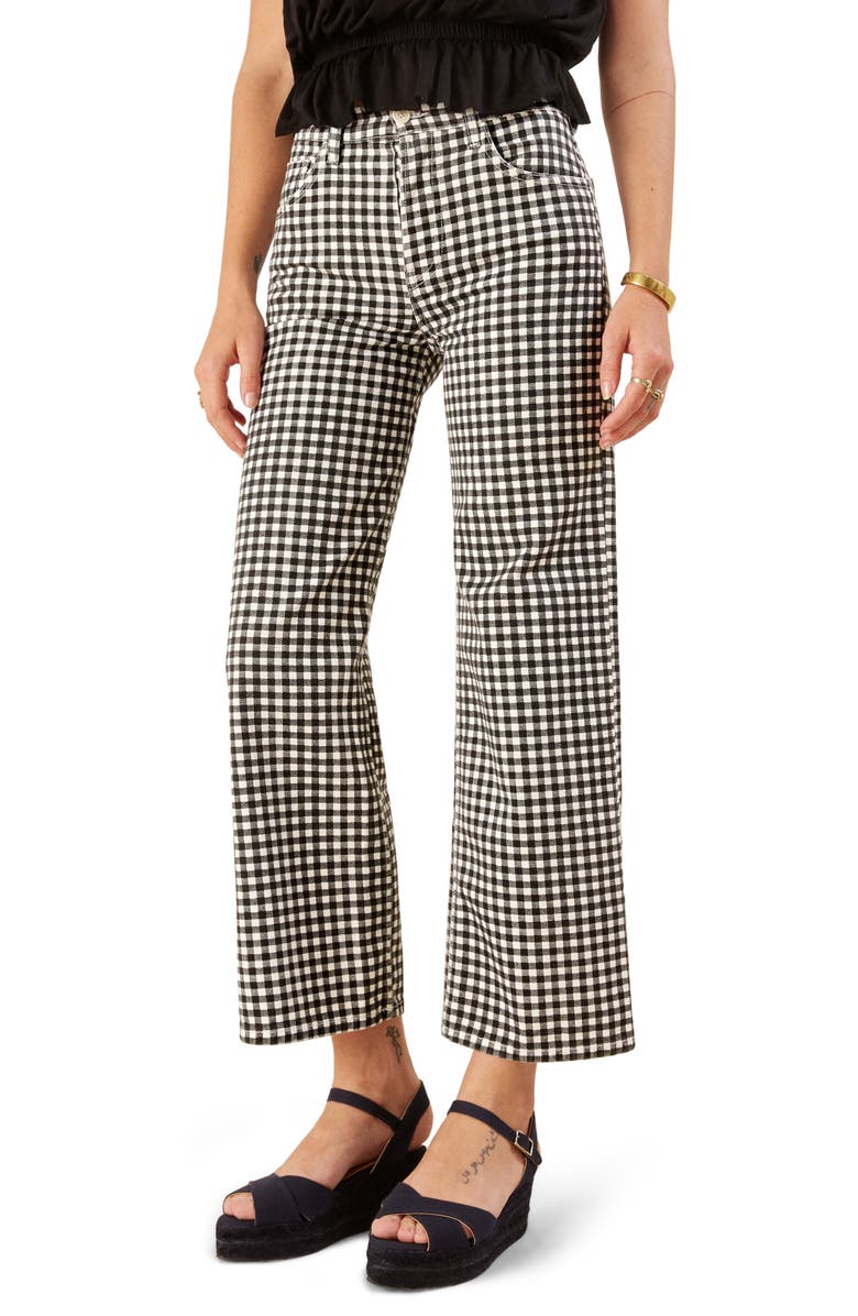 Reformation Fawcett High Waist Crop Jeans, Main, color,