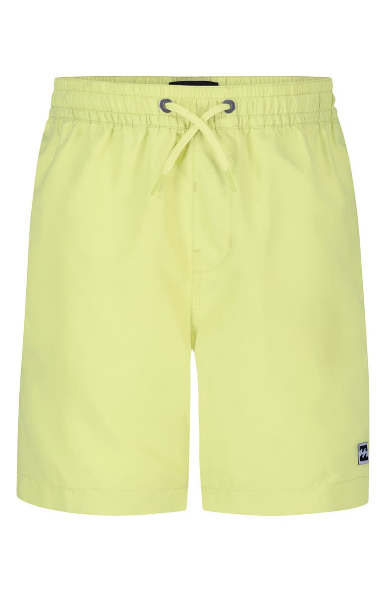 Billabong Kids' All Day Layback Swim Trunks, Main, color, Daiquiri Green