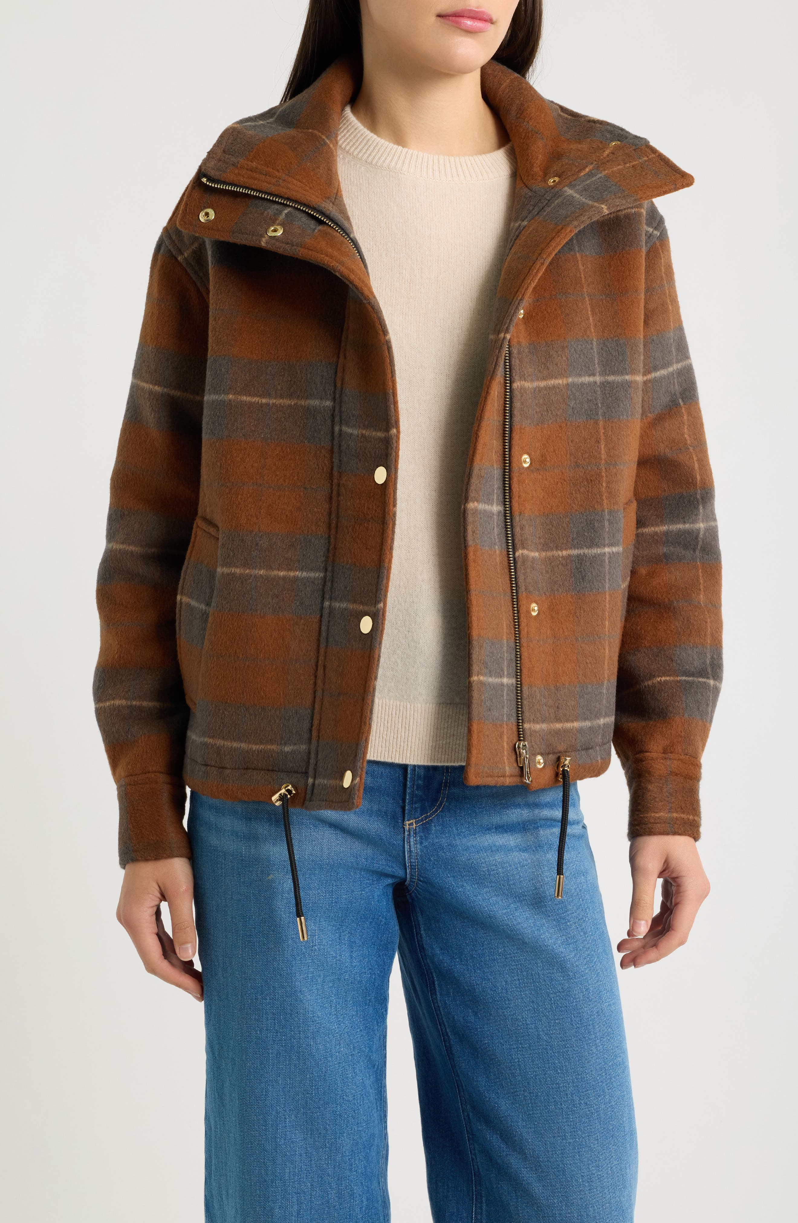 ORANGE PLAID