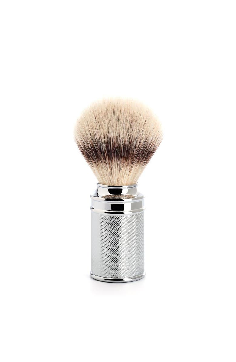 MÜHLE Traditional Chrome Silvertip Fiber Shaving Brush, Main, color, Silver