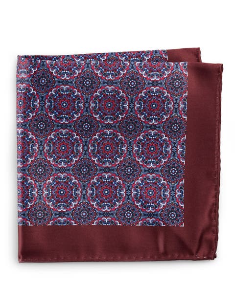 Big & Tall Autumn Medallion Pocket Square