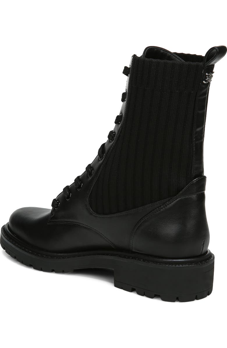 Sam Edelman Lydell Mixed Media Lug Sole Combat Boot, Alternate, color,