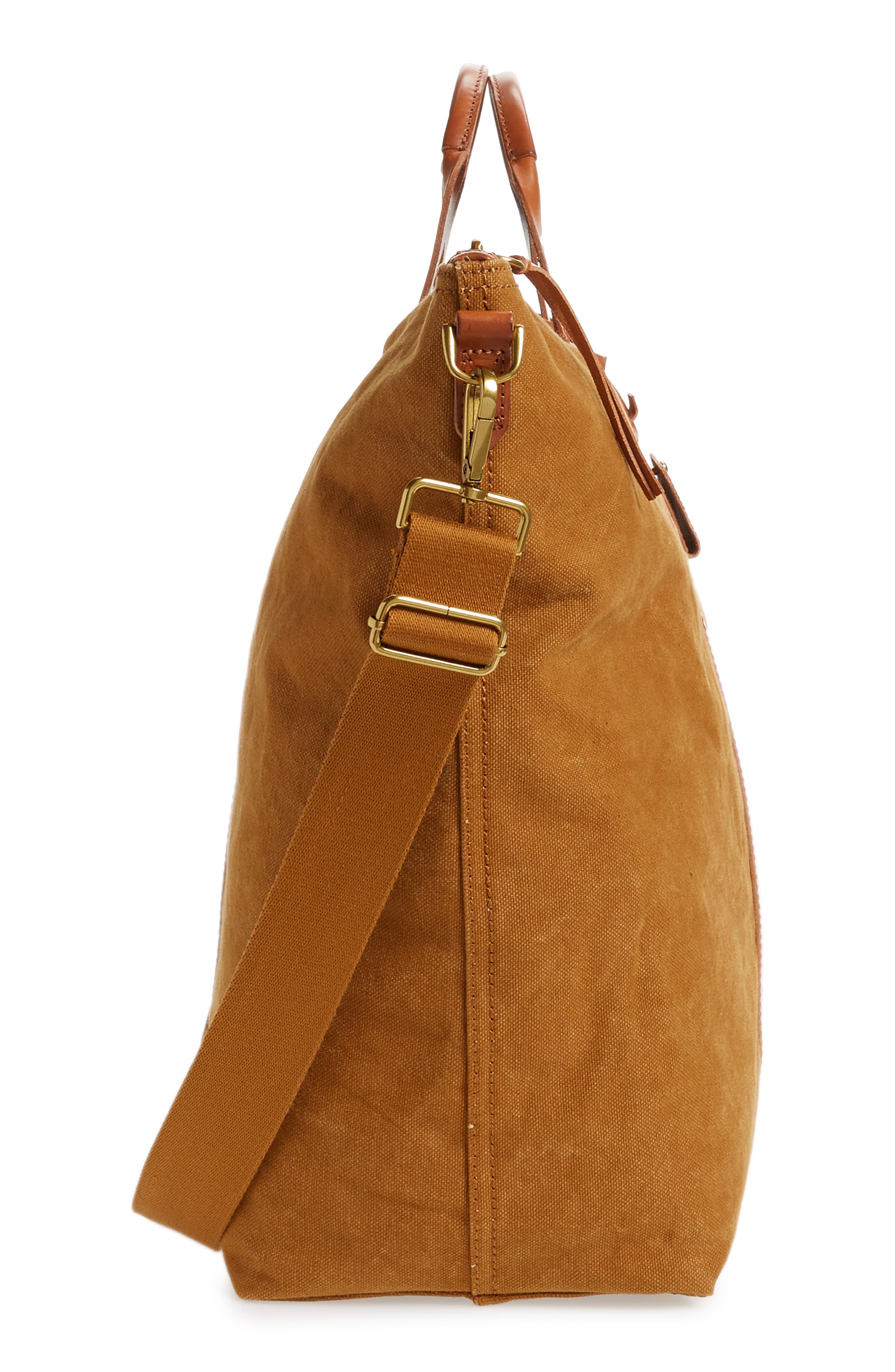 Madewell Canvas Overnight Bag, Alternate, color, 