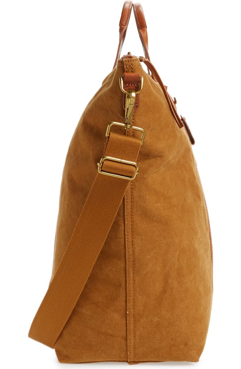 Madewell Canvas Overnight Bag, Alternate, color,