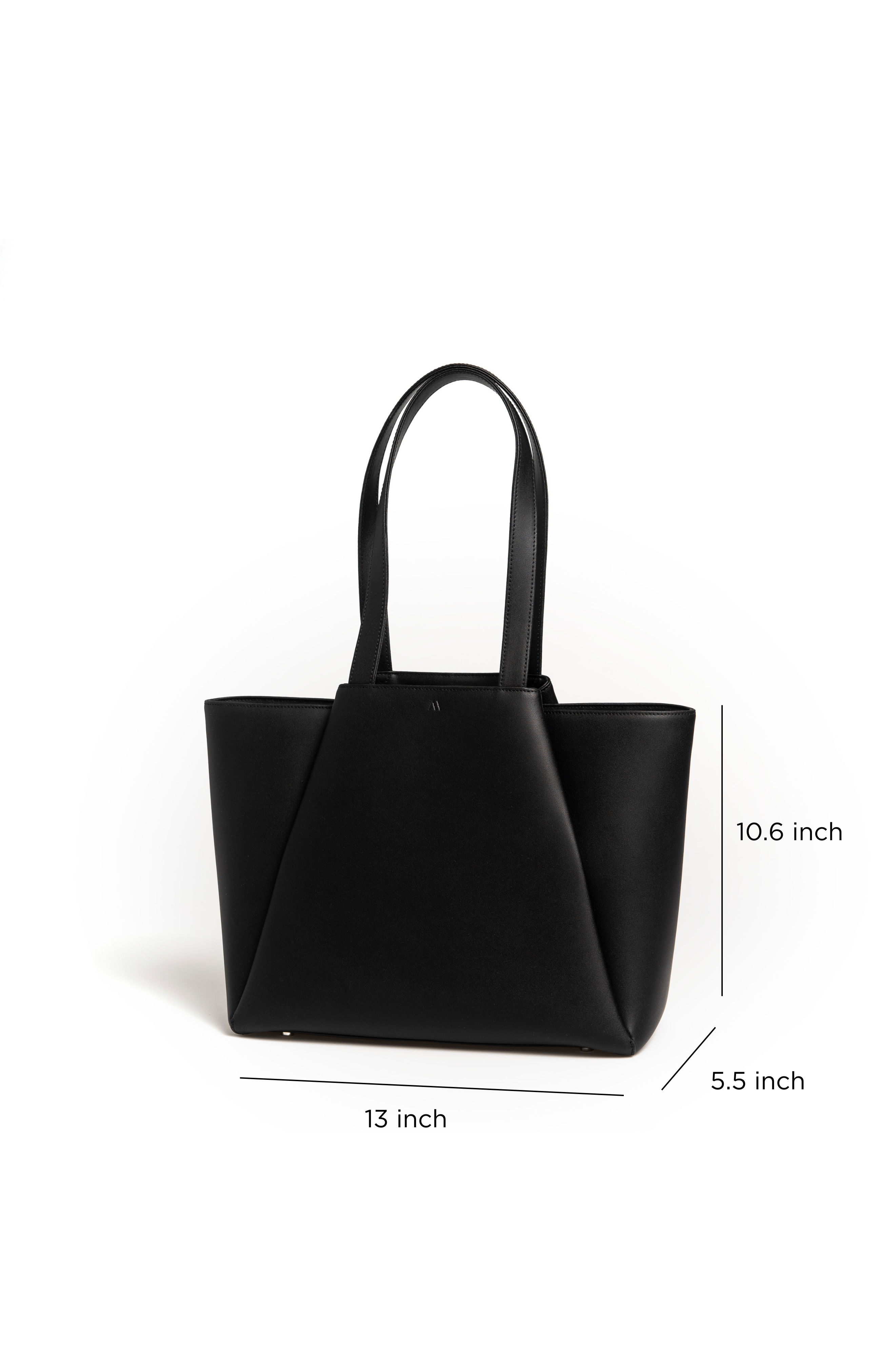 KAAI Midi Pyramid Tote Bag, Alternate, color, Black