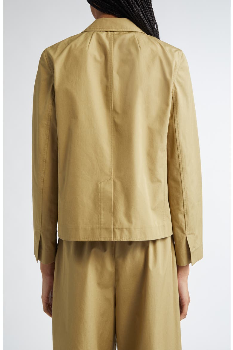 Crop Boyfriend Blazer, Alternate, color, LODEN GREEN