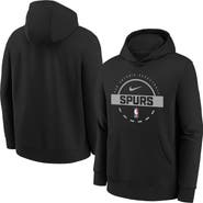 Nike Youth Nike Black San Antonio Spurs 2025/26 Club Fleece Practice Hoodie