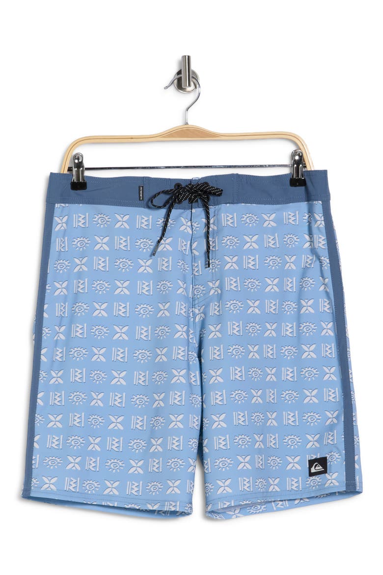 Surfsilk Etched Board Shorts, Alternate, color, ASHLEY BLUE
