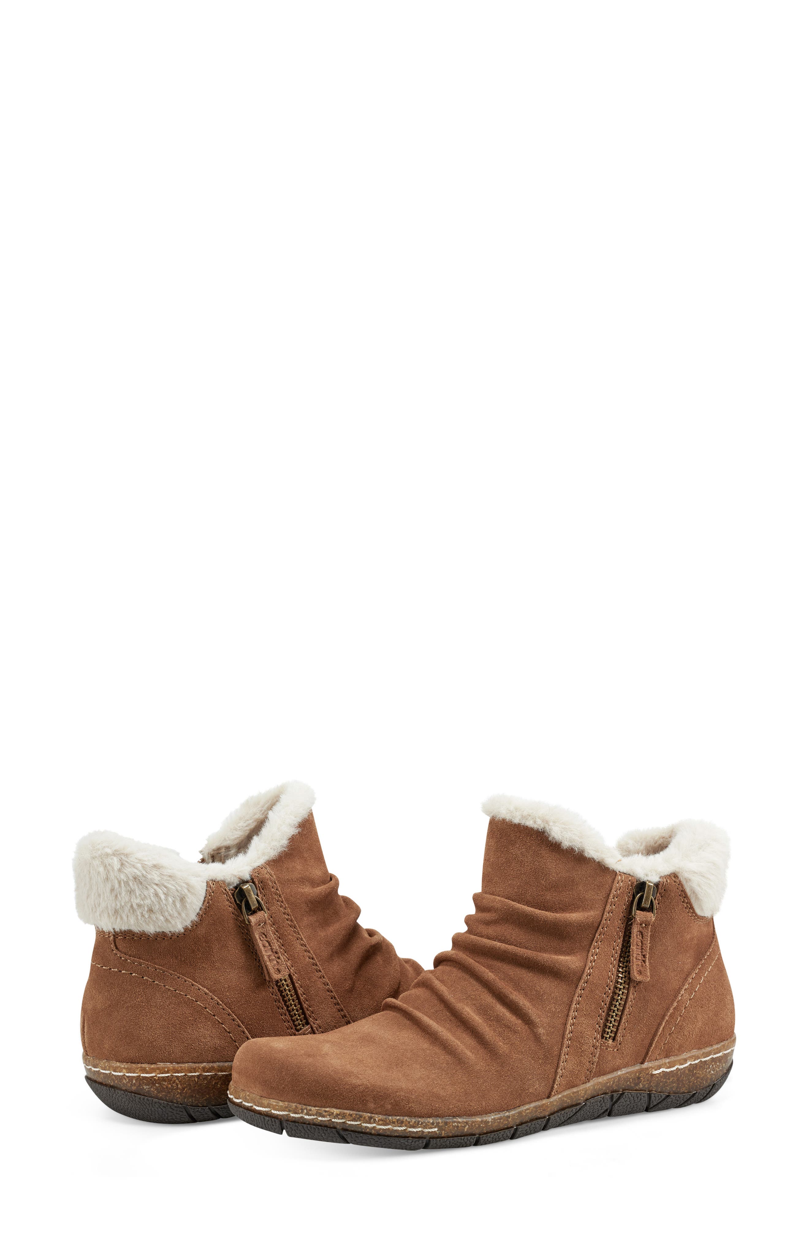 Earth<sup>®</sup> Pioneer Faux Shearling Lined Lace-Up Boot, Alternate, color, Natural