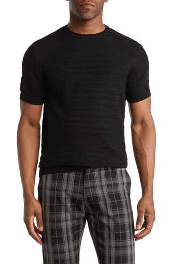 T.R. PREMIUM Textured Knit Crewneck T-Shirt