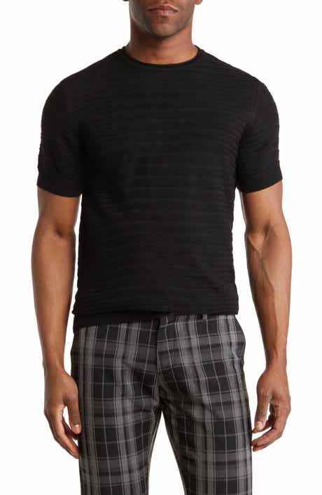 T.R. PREMIUM Textured Knit Crewneck T-Shirt