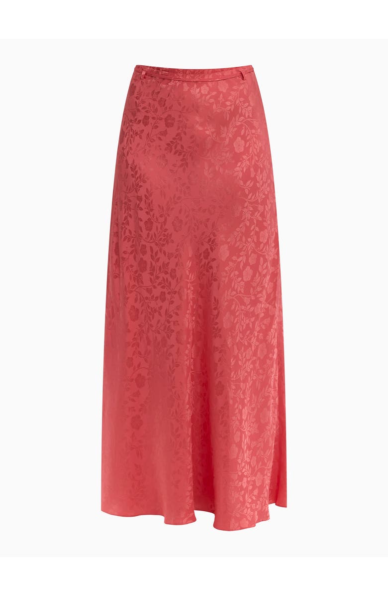 Rebecca Taylor Emery Jacquard Skirt, Alternate, color, Coral Blush