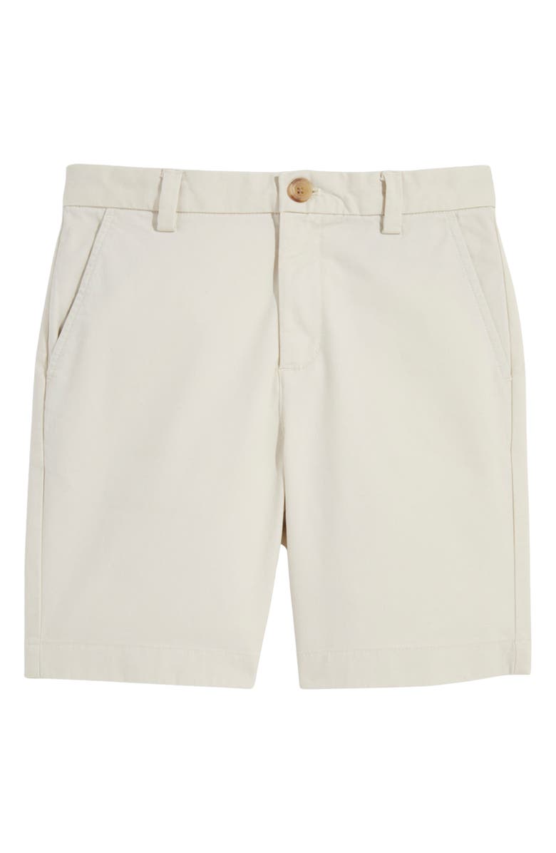 vineyard vines Kids' Breaker Stretch Cotton Chino Shorts, Main, color, Stone