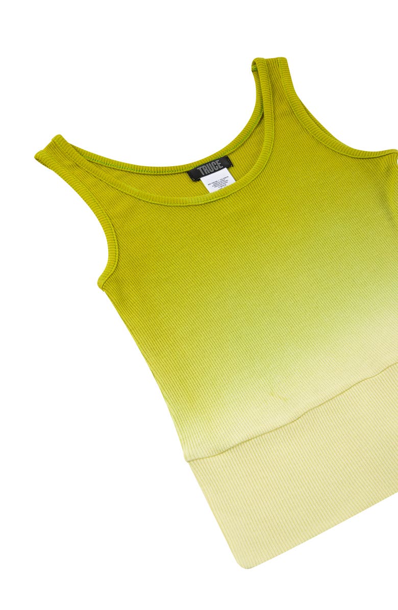 Truce Kids' Dip Dye Crop Rib Tank, Alternate, color, 