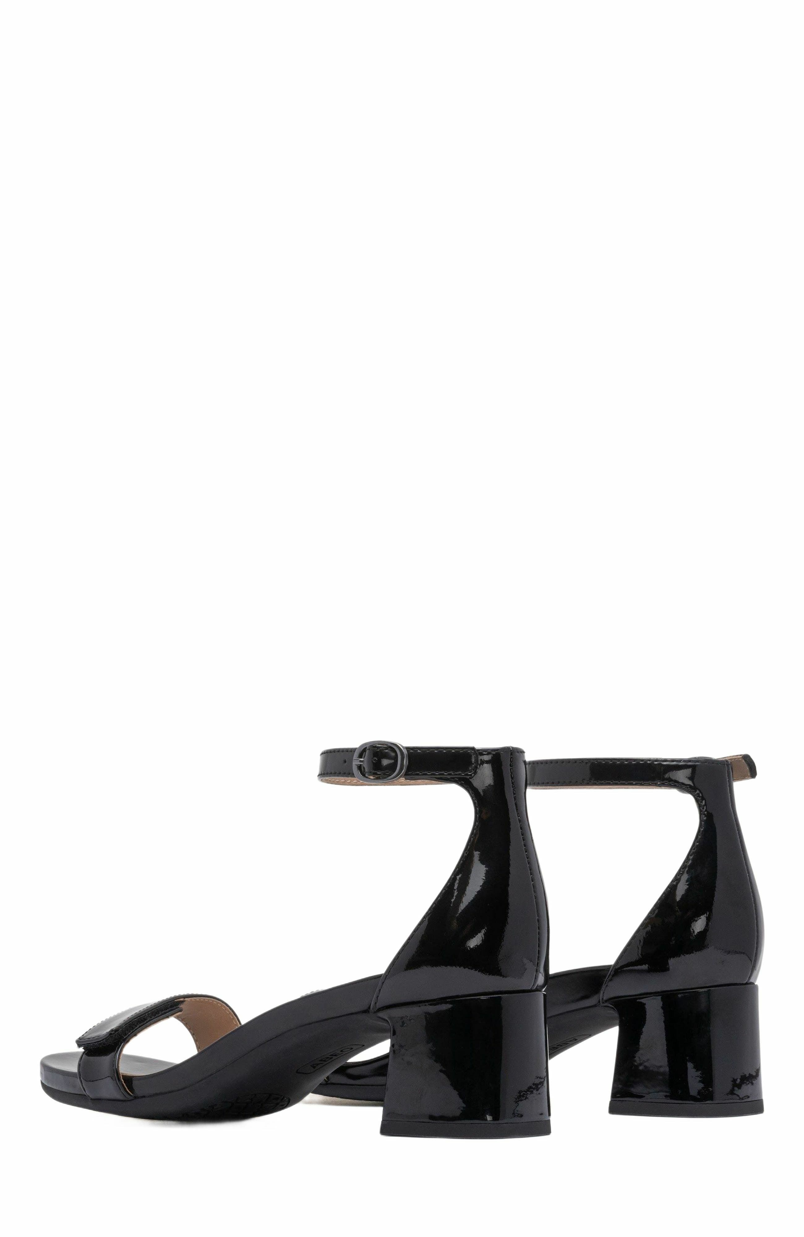 ABEO Avenue Strap Heels, Alternate, color, Black Patent - Regular