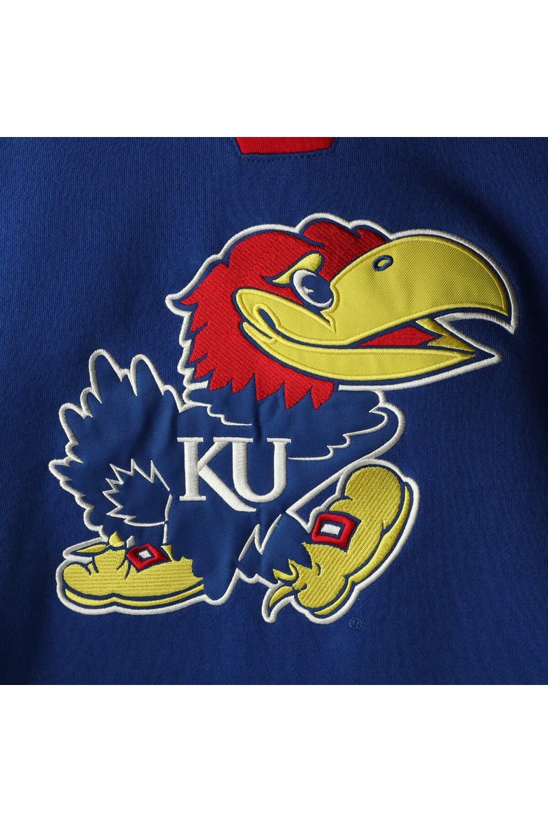 Men's Colosseum Royal Kansas Jayhawks 2.0 Lace-Up Pullover Hoodie, Alternate, color, Royal