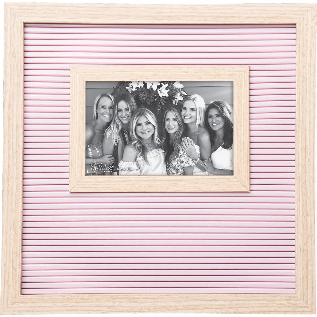 Totalee Gift Pink Letter Board Frame Wood Pink