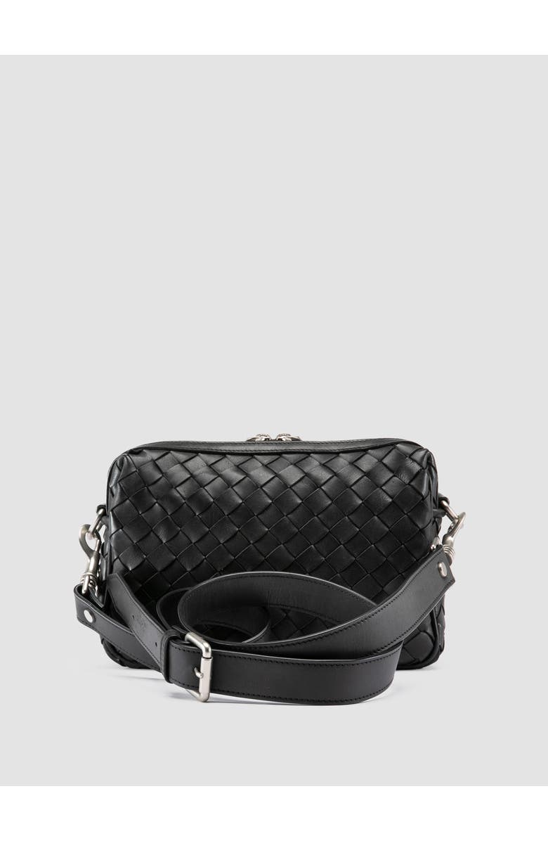 Officine Creative Armor 023 Beauty Clutch, Alternate, color, Black