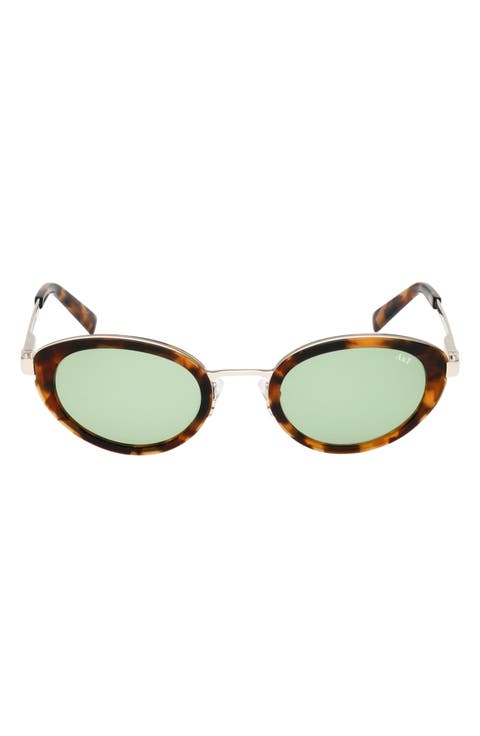 50mm Oval Sunglasses