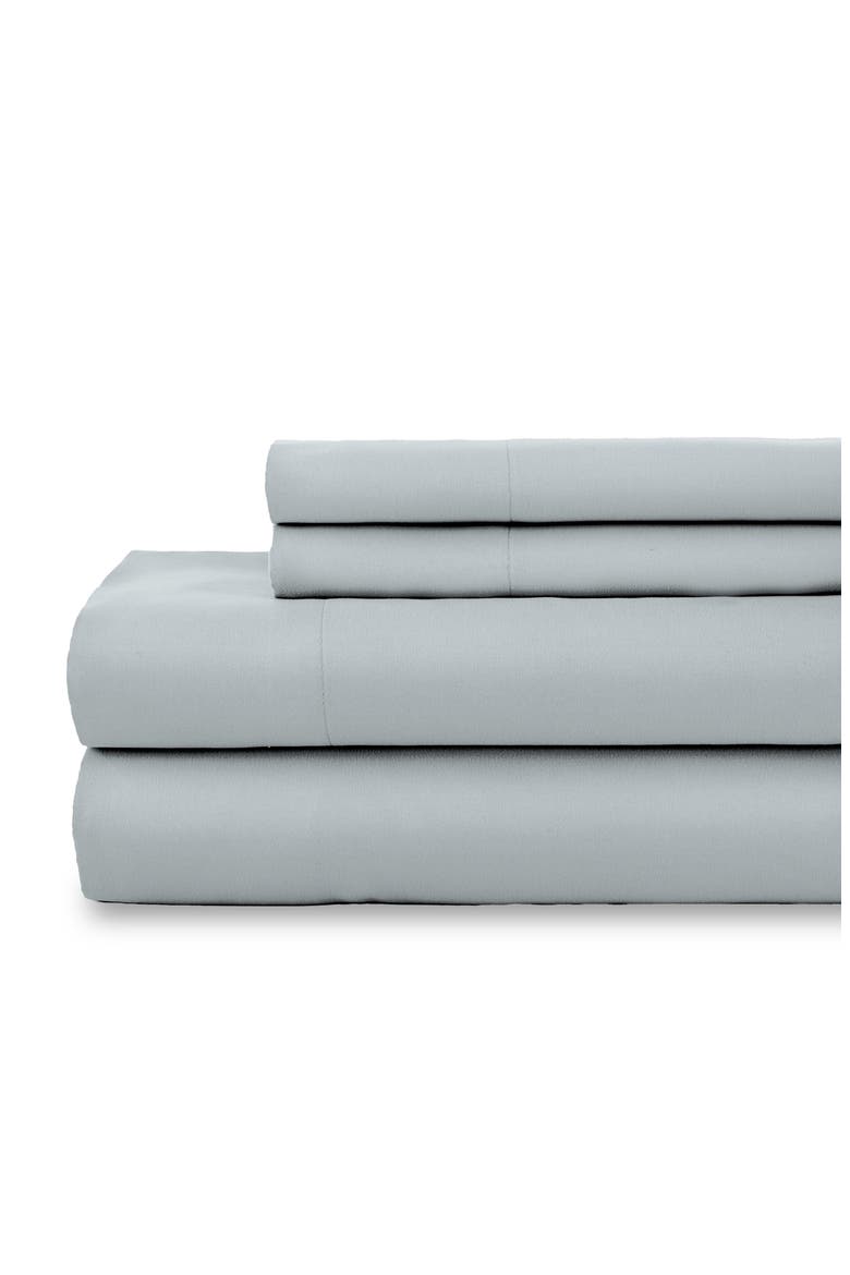 Classic Soft & Comfortable Brushed Microfiber Sheet Set, Alternate, color, HARBOR MIST