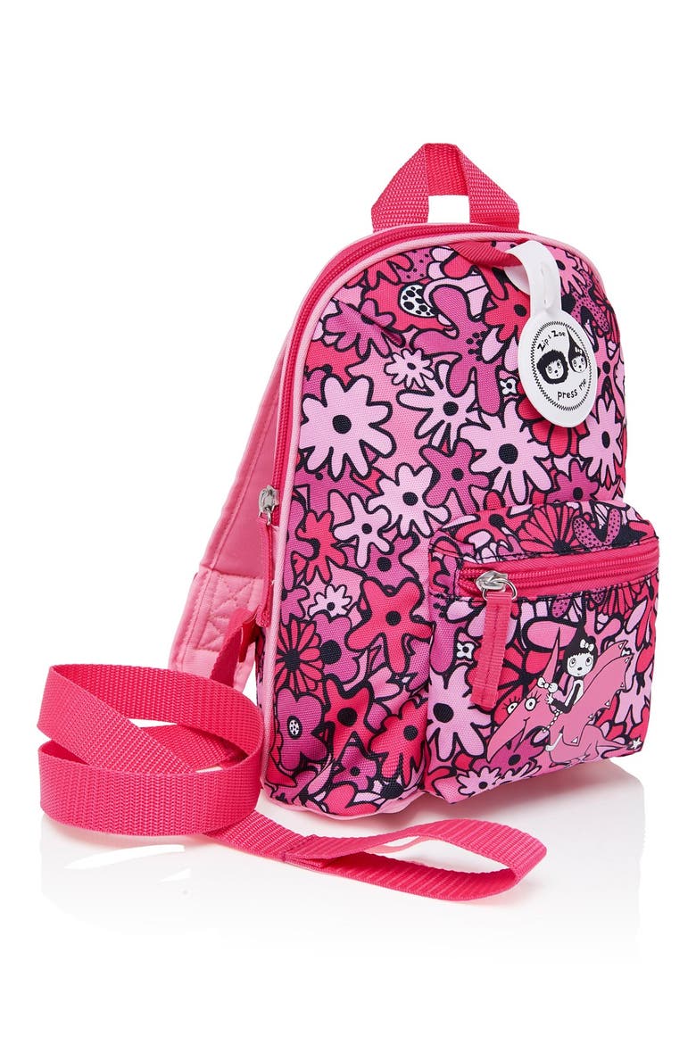 Graphic Mini Backpack, Alternate, color, FLORAL PINK